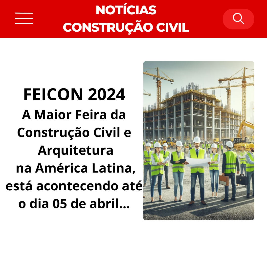 A edição de 2024 da FEICON está acontecendo entre 2 a 5 de abril no São Paulo Expo, localizado na cidade de São Paulo, Brasil.